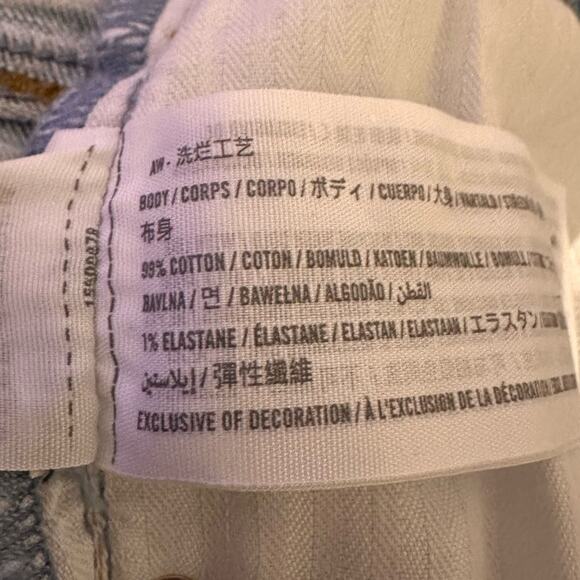 Abercrombie & Fitch The Mom High Rise SHORT Jean Sz 34 - Picture 10 of 11